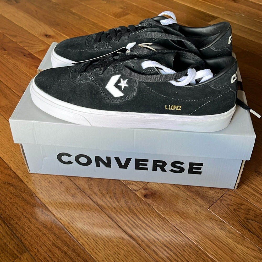 Converse Louie Lopez Pro Ox Suede 163261C Black Skate Shoes - Size 9  Men's